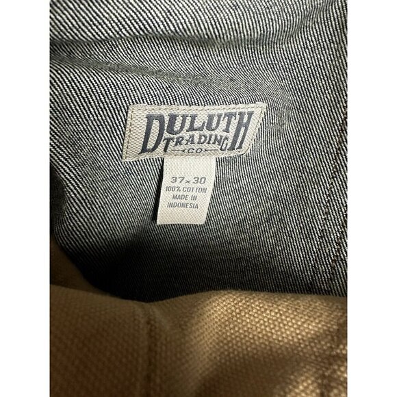 Duluth Trading Co Mens Ballroom Relaxed Fit Jeans Dark Denim 37 x 30 Unworn New - Picture 7 of 9